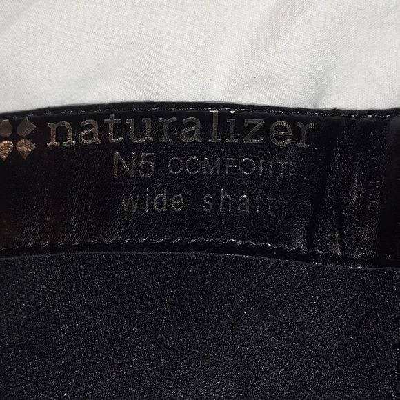 Naturalizer Josey Black Leather Boot Wide Shaft 6½‎ - Picture 11 of 15